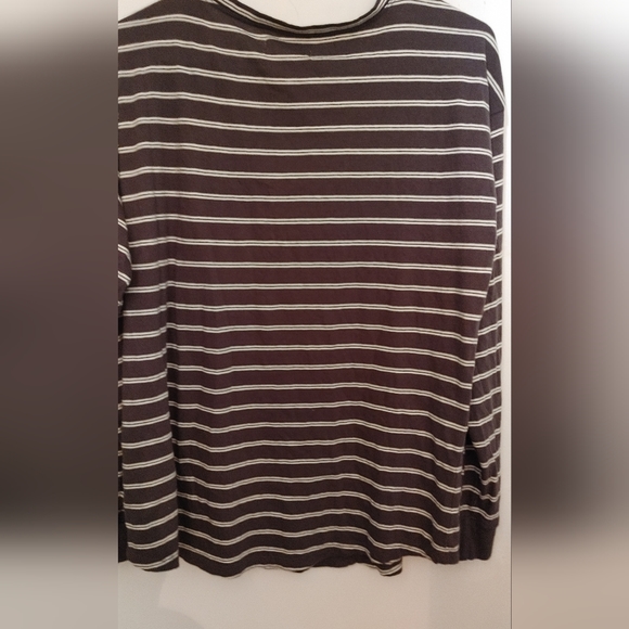 Madewell artichoke v-neck striped t-shirt SZ. S - Picture 4 of 6